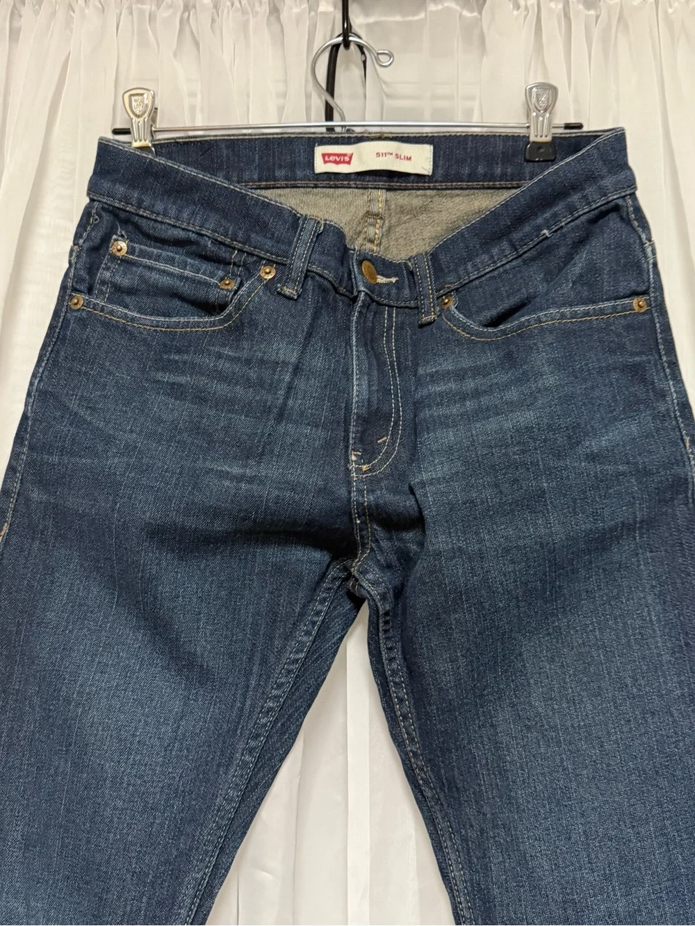 Levi's Men's Straight-Leg Dark Indigo Jeans 16 Reg W28x L28